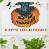 Linge De Cuisine Scottie de Halloween (Plié)