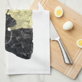 Linge De Cuisine Scotties noirs et roux (Quart Plié)