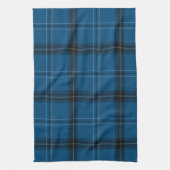 Linge De Cuisine Scottish Ramsay Blue Tartan (Vertical)