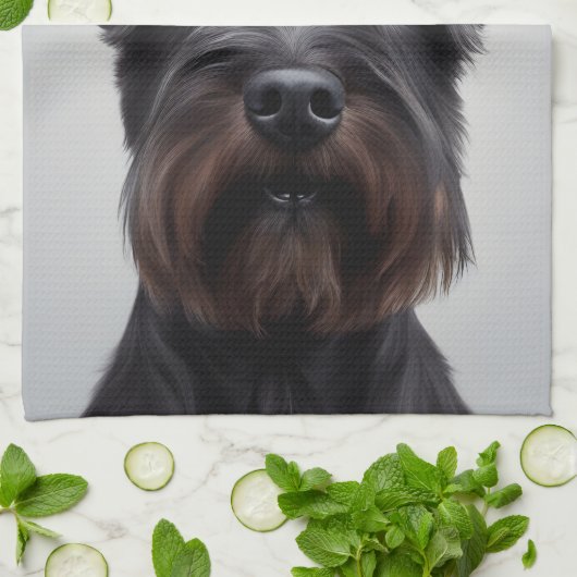 Linge De Cuisine Scottish Terrier (Plié)