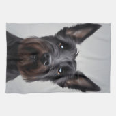 Linge De Cuisine Scottish Terrier (Horizontal)