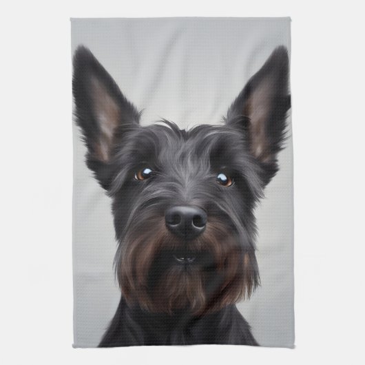 Linge De Cuisine Scottish Terrier (Vertical)