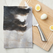 Linge De Cuisine Scottish Terrier Laisser Il Neige Noël (Quart Plié)