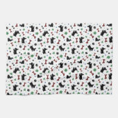 Linge De Cuisine Scottish Terrier Shamrock Fun Dog Design (Horizontal)