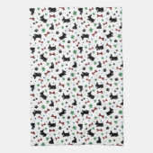 Linge De Cuisine Scottish Terrier Shamrock Fun Dog Design (Vertical)