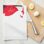 Linge De Cuisine Scottish Terrier Valentine (Quart Plié)