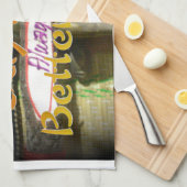 Linge De Cuisine Sculpture de lapin de bronze avec citations inspir (Quart Plié)