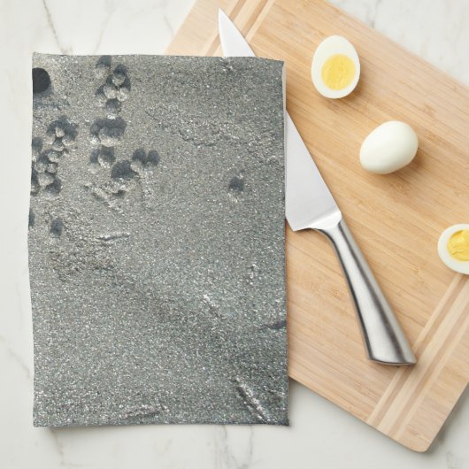 Linge De Cuisine Sculptures De Sable : Plage De Crabes-Formations D (Quart Plié)