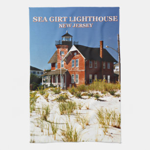 Linge De Cuisine Sea Girt Lighthouse, New Jersey Tea Towel