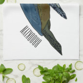 Linge De Cuisine Sea turtle cartoon (Plié)