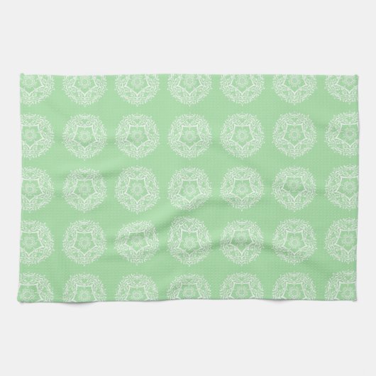 Linge De Cuisine Seafoam Mandala (Horizontal)