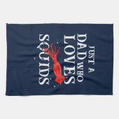 Linge De Cuisine Seafood Squid Lover Chef Papa Fête des pères (Horizontal)