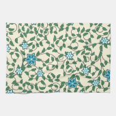 Linge De Cuisine Seamless floral pattern on beige background (Horizontal)