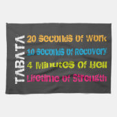 Linge De Cuisine Séance d'entraînement de Tabata (Horizontal)