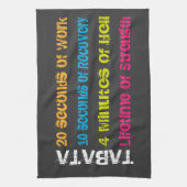 Linge De Cuisine Séance d'entraînement de Tabata (Vertical)