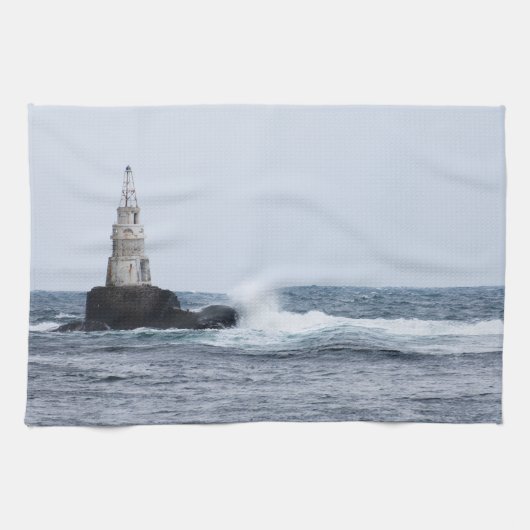 Linge De Cuisine Seascap with lighthouse (Horizontal)