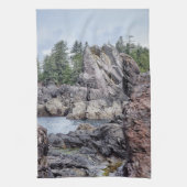 Linge De Cuisine Seascape Crest (Vertical)