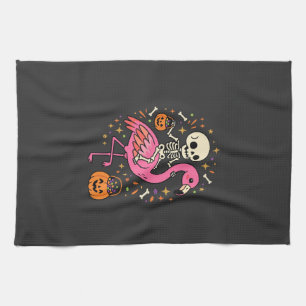 Linge De Cuisine Seau à bonbons squelette de flamant rose d'Hallowe