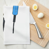 Linge De Cuisine Sèche-cheveux & lisseuse-cheveux illustration (Quart Plié)