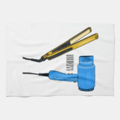 Linge De Cuisine Sèche-cheveux & lisseuse-cheveux illustration (Horizontal)