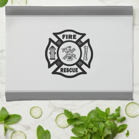 Linge De Cuisine Secourt de pompier (Plié)