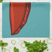 Linge De Cuisine Seiches rouges de natation (Plié)