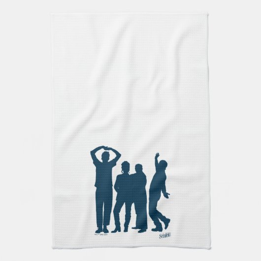 Linge De Cuisine Seinfeld | Graphique de silhouette de groupe (Vertical)