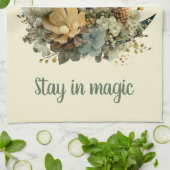 Linge De Cuisine Séjournez dans le design magique de la lune d'hive (Plié)