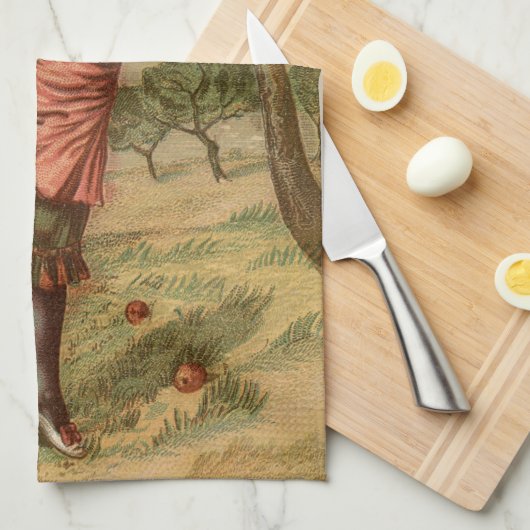 Linge De Cuisine Sélection vintage d'Apple (Quart Plié)