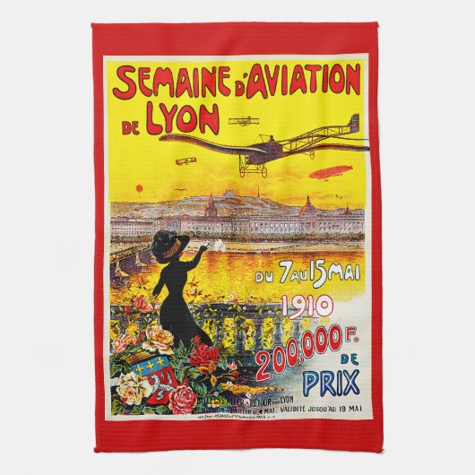 Linge De Cuisine Semaine d'aviation de Lyon (Vertical)