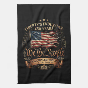Linge De Cuisine Semiquincentenaire du 4 juillet 1776-2026