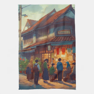 Linge De Cuisine Senja di Warung Kopi