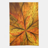 Linge De Cuisine Sensation d'automne, Fleur Abstraite fractale mode (Vertical)
