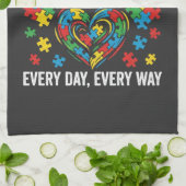 Linge De Cuisine Sensibilisation à l'autisme (Plié)