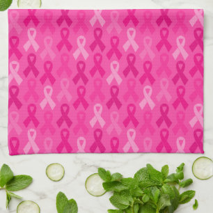 Linge De Cuisine Sensibilisation au cancer du sein Motif de ruban r