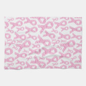 Linge De Cuisine Sensibilisation au cancer du sein Ruban rose avec (Horizontal)