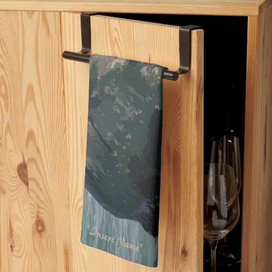 Linge De Cuisine Sentinelle de l'océan (Pliage en tiers)