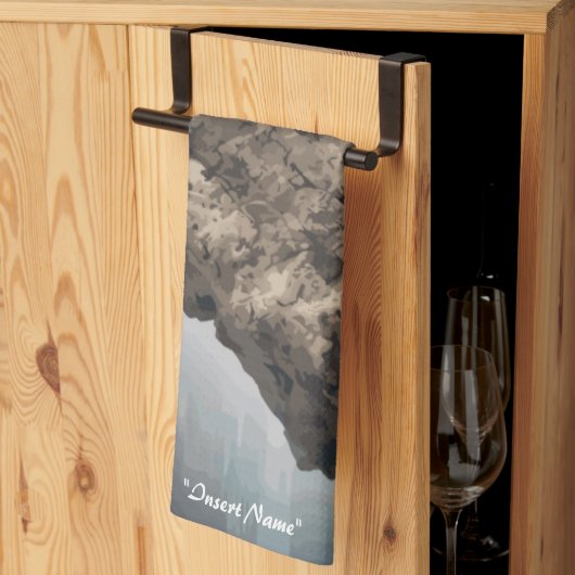 Linge De Cuisine Sentinelle de l'océan (Pliage en tiers)