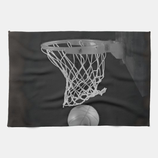 Linge De Cuisine Sepia Basketball (Horizontal)
