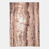 Linge De Cuisine Sépia beige brun moderne brûlé granit orange (Vertical)