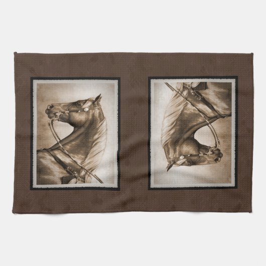 Linge De Cuisine Sepia Brown (Horizontal)