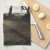 Linge De Cuisine Sepia Goth Girl (Quart Plié)