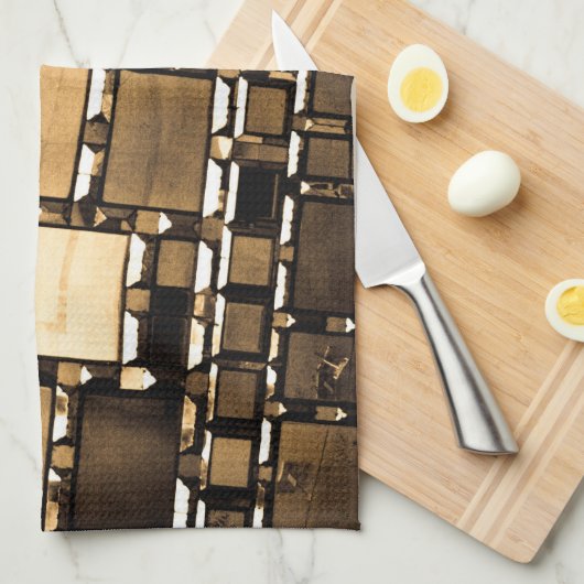 Linge De Cuisine Sepia Mirrors (Quart Plié)