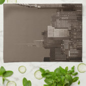 Linge De Cuisine Sepia New York (Plié)