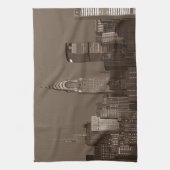 Linge De Cuisine Sepia New York (Vertical)