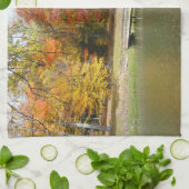 Linge De Cuisine Sept sources Pont d'automne III Paysage d'automne (Plié)