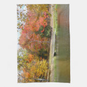 Linge De Cuisine Sept sources Pont d'automne III Paysage d'automne (Vertical)