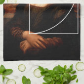 Linge De Cuisine Séquence Leonardo da Vinci Mona Lisa Fibonacci (Plié)
