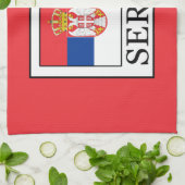 Linge De Cuisine Serbie (Plié)