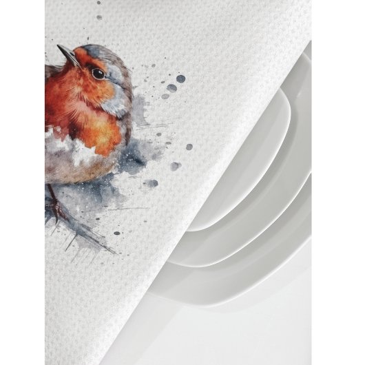 Linge De Cuisine Serene Robin, personnalisée